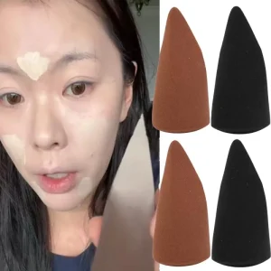 1 2pcs Fashion Make up Sponges Dry and Wet Use for Foundation Concealer Cosmetic Egg Makeup Sponge Puffs