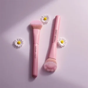 1 Pack Cute Cat Paw Claw Makeup Brush Super Soft Synthetic Hair Loose Powder Brush for Women Girls Ladies