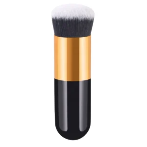 10 Colors Single Plastic Handle Kabuki Professional Cosmetic Makeup Brush Face Foundation Brush