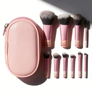 10 Pieces Makeup Brush Set High Quality Black Full Face Professional Makeup Brushes Factory Produce Fast Shipping