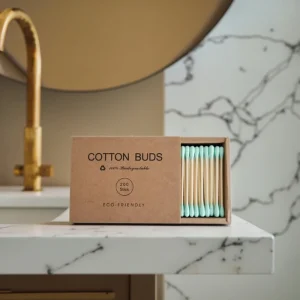 100% Biodegradable Eco Friendly Bamboo Cotton Buds Customized Multi Purpose Hotel Q Tip Stick Small Make up Remover Ear