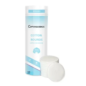 100% Cotton Hypoallergenic 3 Layer Facial Cleanser for Makeup and Nail Polish Removal