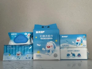 100% Cotton Large Soft Portable Facial Washcloth Daily Cleaning Care Wash Face Disposable Towel 60 Pcs Household Eco-Friendly