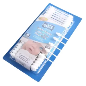 100% Cotton Swabs Q Tips Soft Cotton Buds Plastic Breathable Multi Purpose Face Baby Care