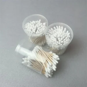 100% Eco Friendly Biodegradable Multi Purpose Disposable Richmed Brand Ear Cleaning Bamboo Cotton Buds Degreasing Cotton Tip