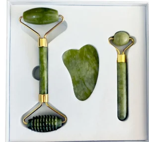 100% Natural Face Massage Stone Jade Roller Face Massager