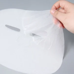 100% Natural Silk Facial Mask Cloth 30GSM Non Woven Facial Sheet Mask Fabric