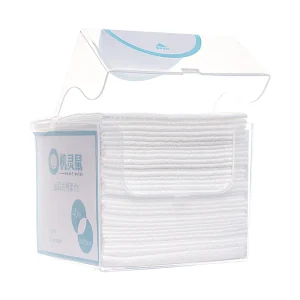 100% Non-woven Fabric Boxed Disposable Cleaning Towel Pearl Cleaning Face Towels for Facial