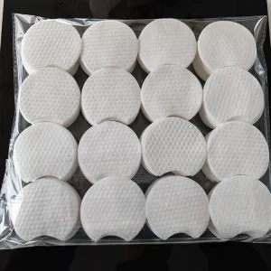 100 Pack Private Label Bamboo Cotton Rounds for Makeup Removal