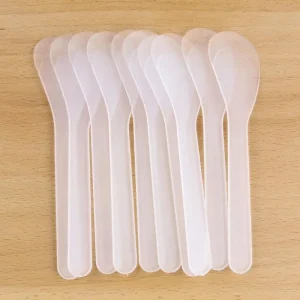 100 Pcs Cosmetic Spatula Makeup Facial Spatula Tools Face Mask Plastic Spoon