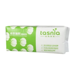 100% Plant Fiber Factory OEM Customize Soft Tissue Makeup Remover Disposable Face Towelette for Salon Spa Facial Cleansing Towel