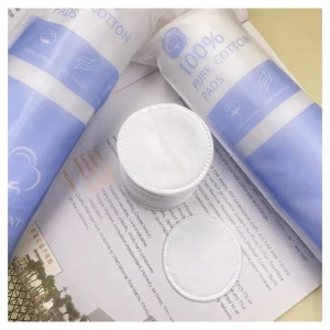 100% Pure Cotton Absorbent and Reusable Oval Rounds & Squares Makeup Remover Pads