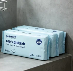 100% Pure Cotton Hotel Disposable Cleaning Towel Guest Room Facial Wash Cloth Custom Embroidery Logo