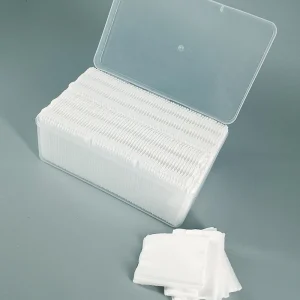100Pcs Oem Design Cotton Disposable Face Cotton Pads Oval Round Makeup Remover Cotton Pads