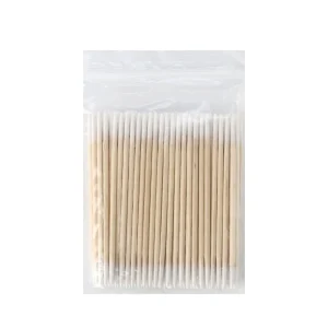 100pcs 7cm Tipped Tattoo Pointed Cotton Swabs Makeup Cosmetic Applicator Wood Sticks Special for Embroidery
