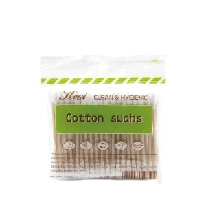 100pcs Cotton Bud Wooden Stick Cotton Swab