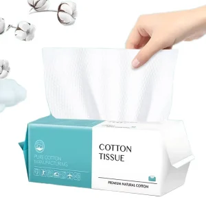 100pcs Disposable Cotton Facial Towel for Skin Care and Makeup Removal