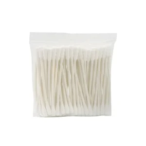 100pcs Eco Friendly Cotton Buds Double Head Spiral and Round Tips Stick for Makeup Cleaning