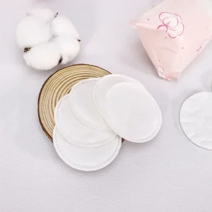 100pcs Eco friendly Disposable Premium Round Cotton Pads for Face Care Makeup Remover Custom Package Soft Nail 3 Layers Cosmetic