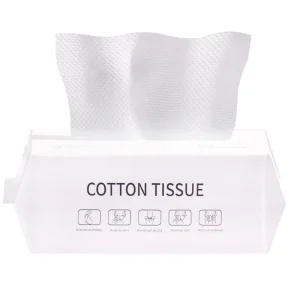 100pcs White 100% Cotton Facial Towel Disposable Face Towel for Spa Beauty
