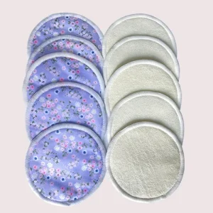 10pcs Pack Ultra Thin Non Absorbent 3 Layer Organic Reusable Eco Friendly Bamboo Breastfeeding Pads