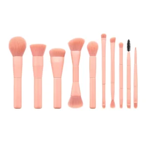 10pcs Pink Princess Double Head Design Makeup Brushes Set Private Label