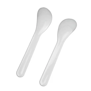 12.8cm Black Spatula Facial Cream Spoon for Facial Cream PE and Accepted MOQ