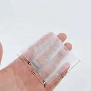 1200pcs Disposable Thin Square Cotton Makeup Remover Pads Simple Style Cotton Pads