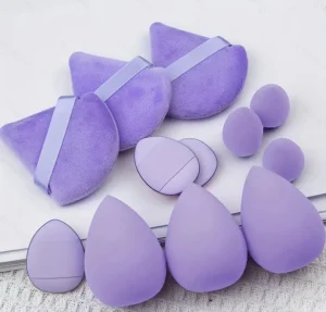 12pcs Latex Free Beauty Makeup Sponges Set Makeup Beauty Makeup Sponge Blender Kit