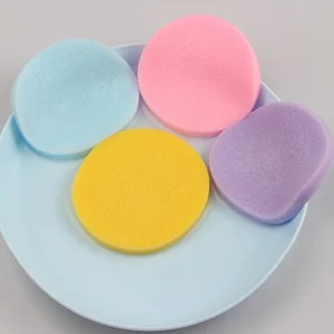 12pcs set Face Cleansing Sponge Puff Makeup Removal Sponge Pad Exfoliating Wash Round Face Skin Care Compressed Facial Sponge