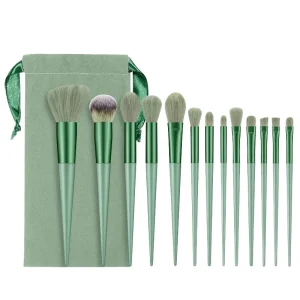 13 Pcs Full Set Makeup Brush Set Travel Cosmetic Beauty Foundation Blush Eyeshadow Lip Make up Brushes Kit With Bag
