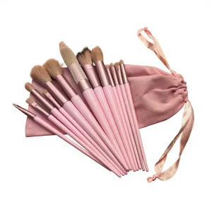13 Pcs Makeup Brush Set for Foundation Concealer Eyeshadow Lip Loose Powder Face Eye Cosmetic Makeup Tools Kit