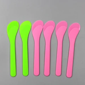 13cm Cosmetic Mask Mixing Spoon Spatulas Cream Scrapers Facial Skin Care Mask Fan Brushes Applicator Stick DIY Mask Tool Set