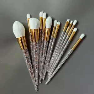 13pcs Luxury Rhinestone Makeup Brush Set Low MOQ Make up Brushes