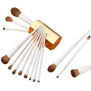 14 Makeup Brushes Set Makeup Brush Set with Box White Makeup Brush Set