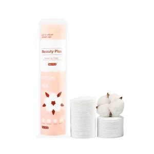 150pcs High Quality Natural Plant Fiber Facial Lip & Eye Makeup Remover Pads Cosmetic Removal Round Cotton Pad for Face