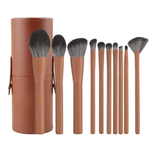 15pcs Brown Cheese Makeup Brush Set Single Brush Optional Soft Bristle Eyeshadow Foundation Brush Full Set
