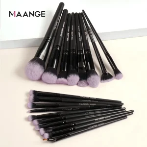 18pcs Professional Makeup Brush Set Soft Hair Large Powder Brush Blush Eye Shadow Brush Portable Beauty Makeup Tools