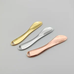 1PCS Cream Mixing Spoon Makeup Spatula Cosmetic Tools Facial Cream Spoon for Eye Cream Metal Spoon