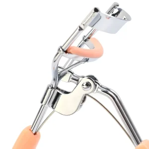 1PCS FENLING Professional Disposable Heated Stainless Steel Black Pink Eyelash Curler Cosmetic Makeup Tools Accessories Women