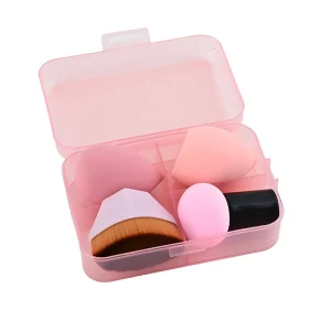 1box 4pcs Makeup Sponge Set With Dry and Wet Use Cosmetic Sponge Foundation Powder Blush Makeup Sponge Blender