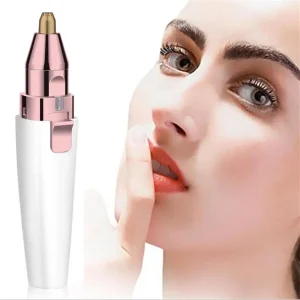 2 in 1 Eyebrow Trimmer Electric for Women Painless Epilator Hair Remover