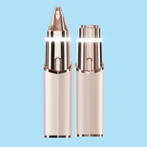 2 in 1 Lady Shaver Electric Epilator Eyebrow Trimmer with LED Light Body Hair Trimmer Hair Remover Bikini Painless Shaver