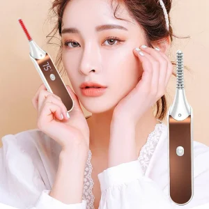 2 in 1 Multifunctional Heating Eyelash Curler USB Charging Heated Curling Eye Lash Lift Clip