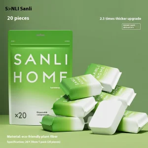 20 Disposable Face Towels Portable Compressed Design for Home Travel Hotel Use