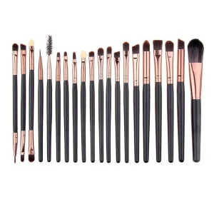 20 Pcs Makeup Brushes Tool Kits Powder Eyeshadow Eyebrow Foundation Lip Brush Concealer