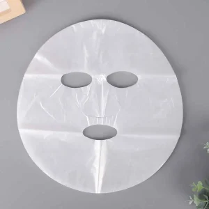 200 Sheets Facial Plastic Transparent Face Masks Skincare DIY Clear Spa Disposable Facial Sheet Mask Paper