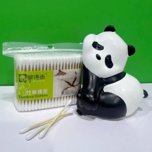 200PCS Biodegradable Disposable Eco Friendly Custom Ear Clean Buds Bamboo Cotton Swabs Makeup Tools