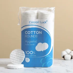 200PCS Facial Pure Makeup Cotton Pad Embossing Cosmetic Cotton Round Pads