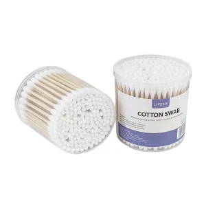 200pcs Boxed Double ended Cotton Swabs Disposable Cotton Buds for Ear Cleaning Makeup Remover Household Use